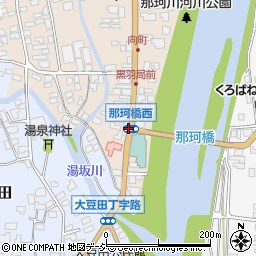 那珂橋前周辺の地図