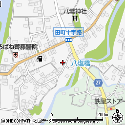 栃木県大田原市黒羽田町105周辺の地図