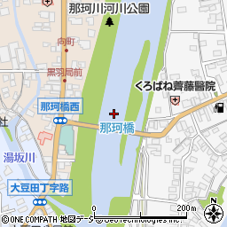 那珂橋周辺の地図