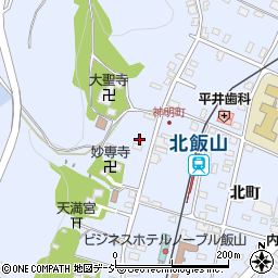 長野県飯山市飯山神明町3140周辺の地図