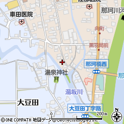 栃木県大田原市黒羽向町431-4周辺の地図