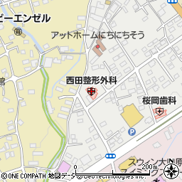 西田整形外科医院周辺の地図