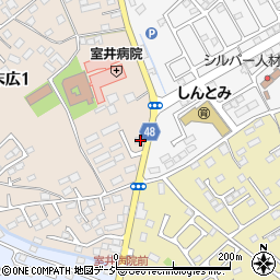 栃木県大田原市末広1丁目2-15周辺の地図