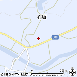 石川県羽咋郡宝達志水町石坂ロ周辺の地図