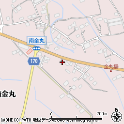 栃木県大田原市南金丸1481周辺の地図
