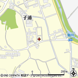 石川県羽咋郡宝達志水町子浦ナ周辺の地図