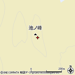 池ノ峰周辺の地図