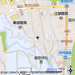 栃木県大田原市黒羽向町439-1周辺の地図