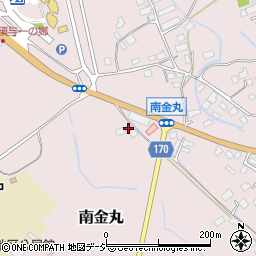 栃木県大田原市南金丸1499周辺の地図