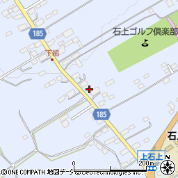 栃木県大田原市上石上14周辺の地図