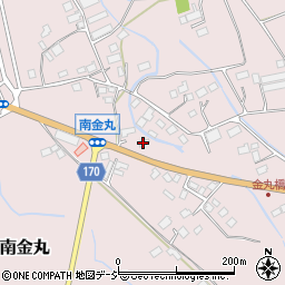 栃木県大田原市南金丸1504-2周辺の地図