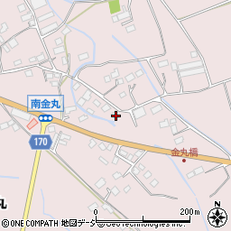 栃木県大田原市南金丸1387-2周辺の地図