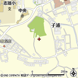 石川県羽咋郡宝達志水町子浦子周辺の地図