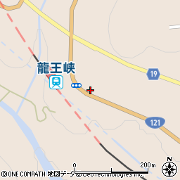 竜王峡食堂周辺の地図