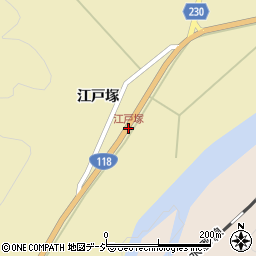 江戸塚周辺の地図