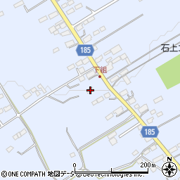 栃木県大田原市上石上24周辺の地図