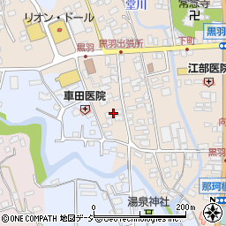 栃木県大田原市黒羽向町439-12周辺の地図