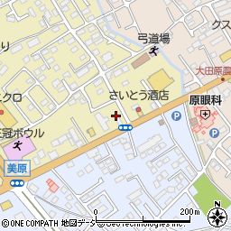 森永ミルクセンター　大田原西店周辺の地図