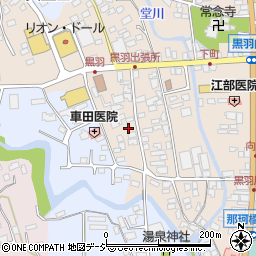 栃木県大田原市黒羽向町439-13周辺の地図