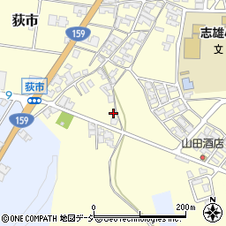 石川県羽咋郡宝達志水町荻市ヲ8-2周辺の地図