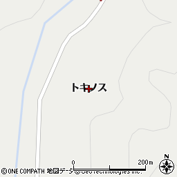 福島県矢祭町（東白川郡）内川（トキノス）周辺の地図