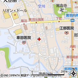 栃木県大田原市黒羽向町444-8周辺の地図
