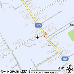 栃木県大田原市上石上26周辺の地図