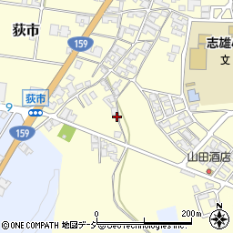 石川県羽咋郡宝達志水町荻市リ7周辺の地図