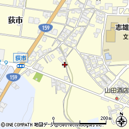 石川県羽咋郡宝達志水町荻市リ6-2周辺の地図