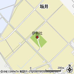 伊勢社周辺の地図
