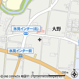 お菓子の次郎平大野工場周辺の地図