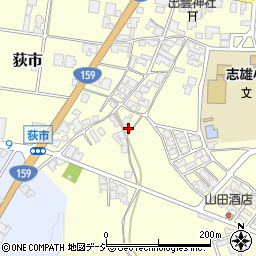 石川県羽咋郡宝達志水町荻市リ8周辺の地図