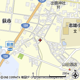石川県羽咋郡宝達志水町荻市リ15-2周辺の地図