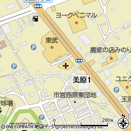 イエローハット大田原店周辺の地図