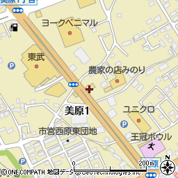 ステーキ宮 大田原店周辺の地図