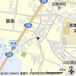 石川県羽咋郡宝達志水町荻市リ10周辺の地図