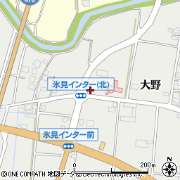 富山県氷見市大野606周辺の地図