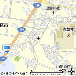 石川県羽咋郡宝達志水町荻市リ24-1周辺の地図
