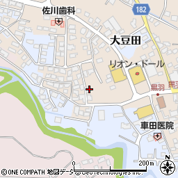 栃木県大田原市黒羽向町481周辺の地図
