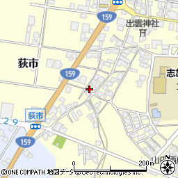 石川県羽咋郡宝達志水町荻市リ21-1周辺の地図