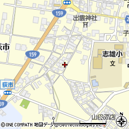 石川県羽咋郡宝達志水町荻市リ26周辺の地図