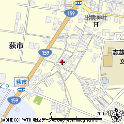 石川県羽咋郡宝達志水町荻市リ21-2周辺の地図