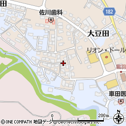 栃木県大田原市黒羽向町485周辺の地図
