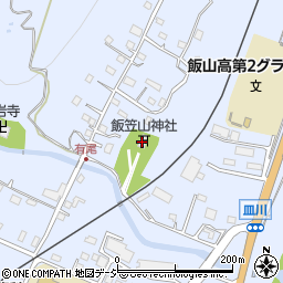 飯笠山神社周辺の地図