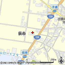 石川県羽咋郡宝達志水町荻市ロ周辺の地図