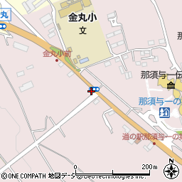 栃木県大田原市南金丸1620周辺の地図