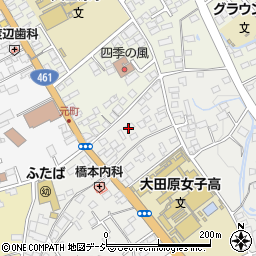 大田原市　社会福祉協議会周辺の地図