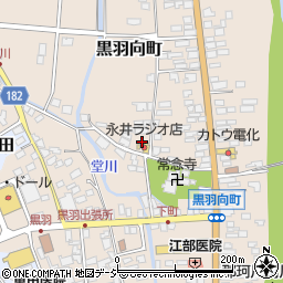 栃木県大田原市黒羽向町310周辺の地図