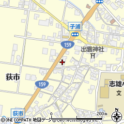 石川県羽咋郡宝達志水町荻市ホ周辺の地図