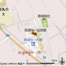 大田原市那須与一伝承館周辺の地図